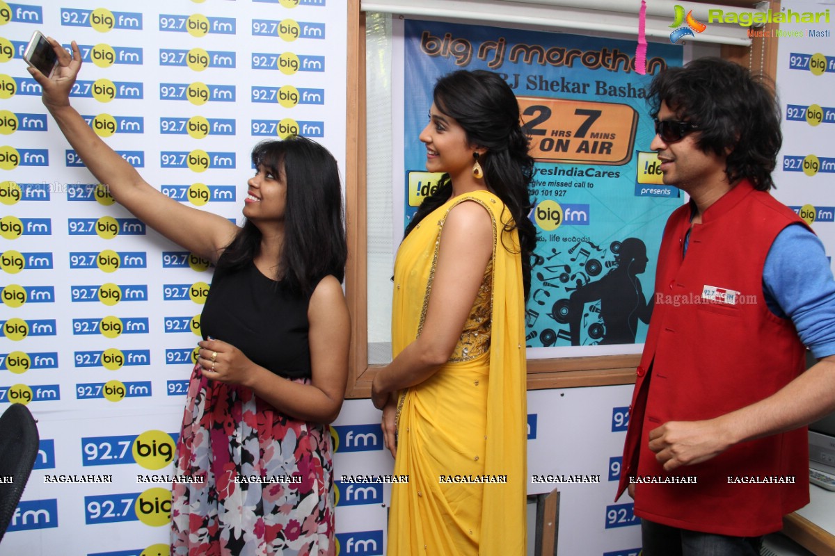 Regina Cassandra at 92.7 BIG FM, Hyderabad