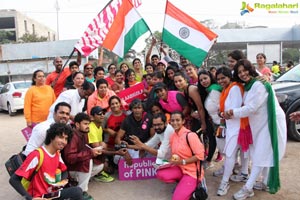 Milind Soman Pinkathon Hyderabad