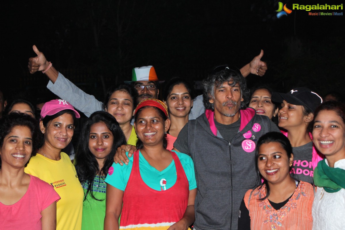 Republic of Pink Run celebrates Pinkathon Hyderabad with Milind Soman