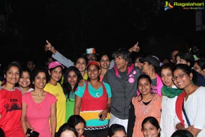 Milind Soman Pinkathon Hyderabad