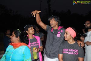 Milind Soman Pinkathon Hyderabad