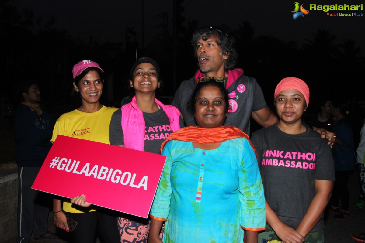 Republic of Pink Run celebrates Pinkathon Hyderabad with Milind Soman