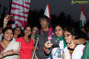 Milind Soman Pinkathon Hyderabad