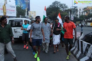 Milind Soman Pinkathon Hyderabad