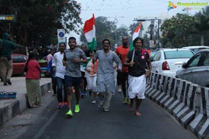 Milind Soman Pinkathon Hyderabad