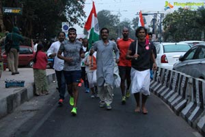 Milind Soman Pinkathon Hyderabad