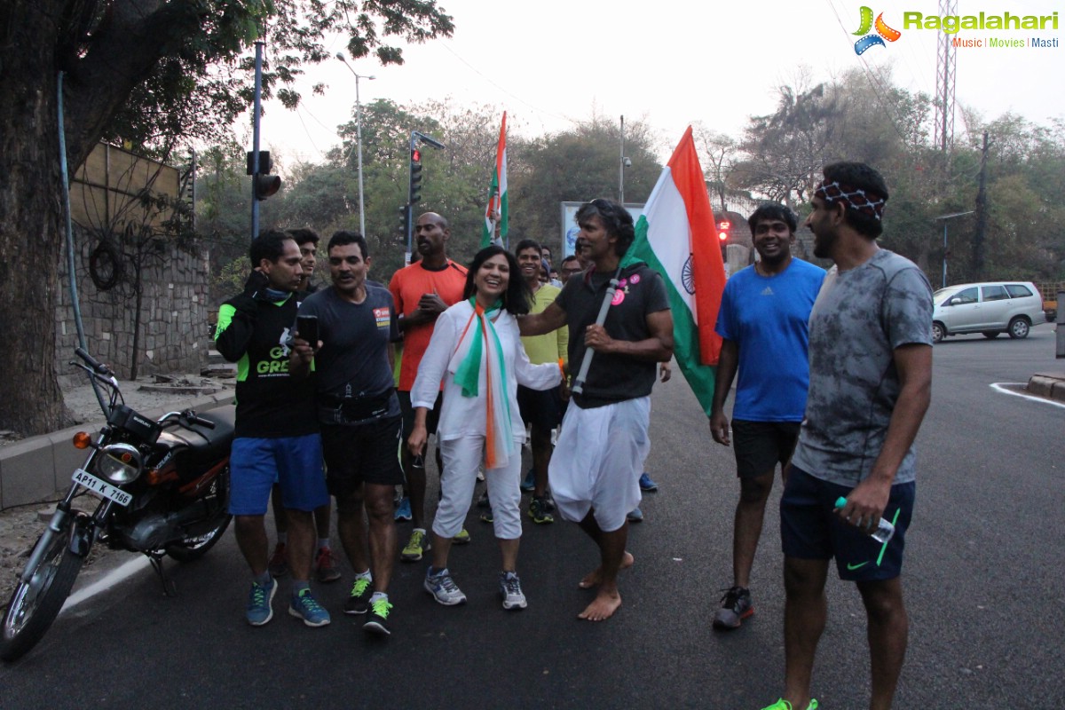 Republic of Pink Run celebrates Pinkathon Hyderabad with Milind Soman