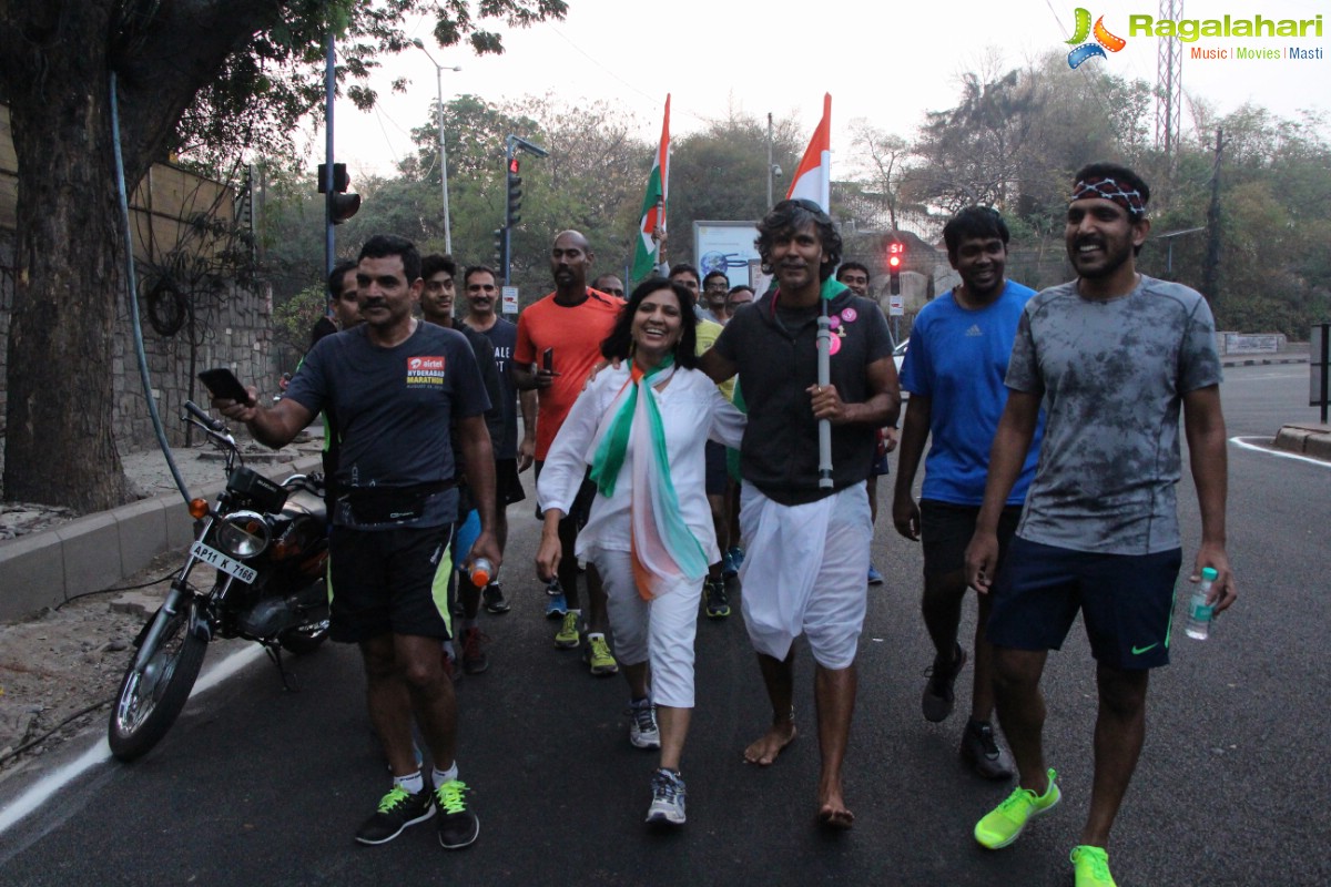 Republic of Pink Run celebrates Pinkathon Hyderabad with Milind Soman