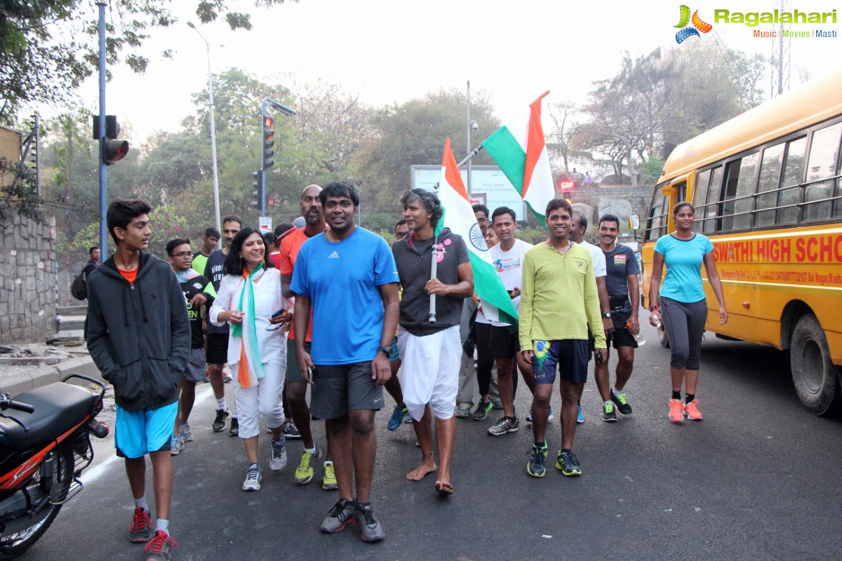 Republic of Pink Run celebrates Pinkathon Hyderabad with Milind Soman