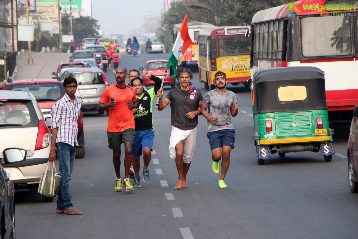 Republic of Pink Run celebrates Pinkathon Hyderabad with Milind Soman