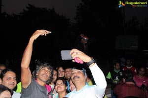 Milind Soman Pinkathon Hyderabad