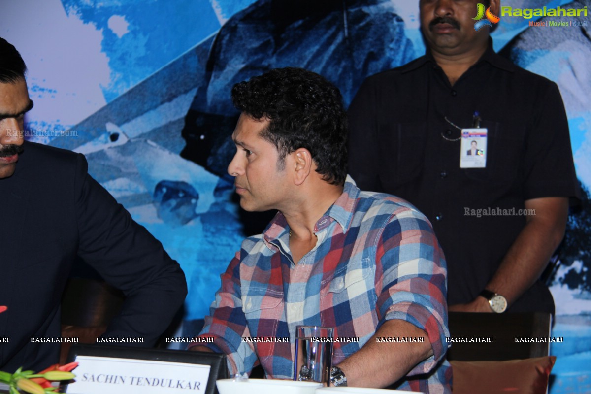 Sachin Tendulkar at Novo Nordisk Press Meet, Hyderabad