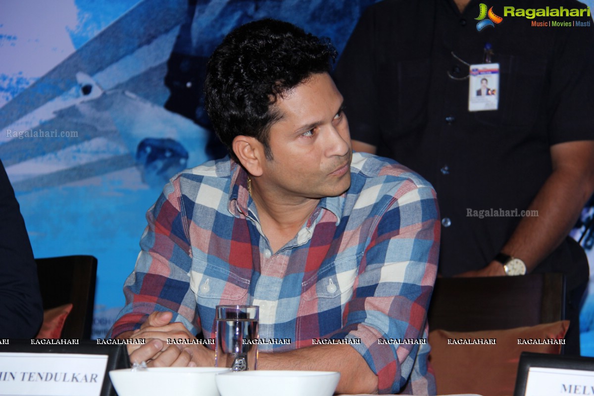 Sachin Tendulkar at Novo Nordisk Press Meet, Hyderabad