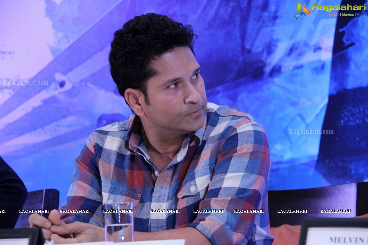 Sachin Tendulkar at Novo Nordisk Press Meet, Hyderabad