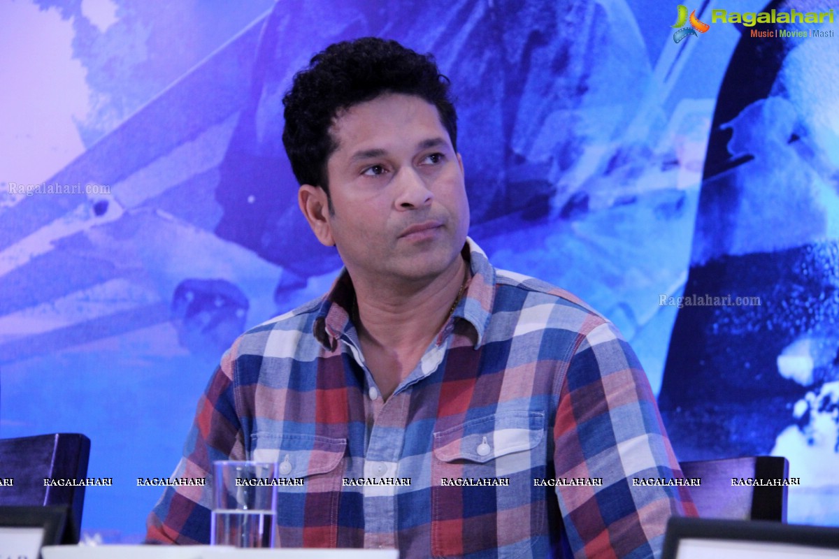 Sachin Tendulkar at Novo Nordisk Press Meet, Hyderabad