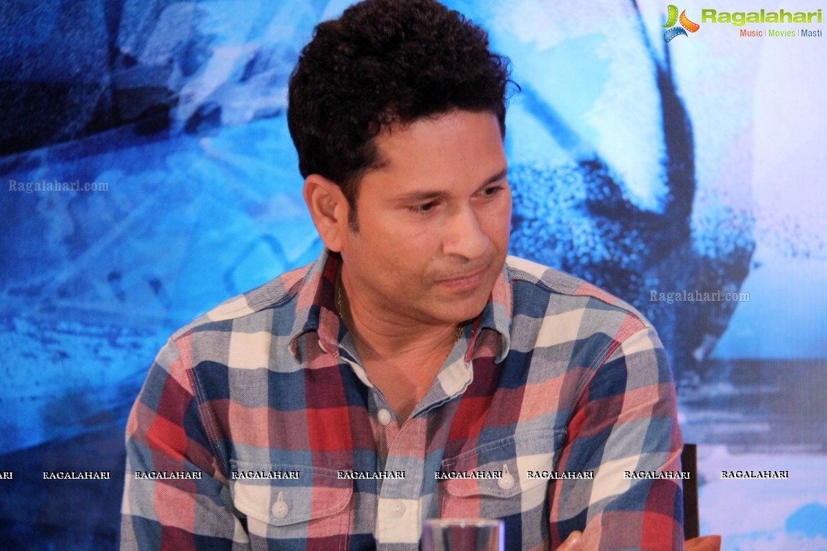 Sachin Tendulkar at Novo Nordisk Press Meet, Hyderabad