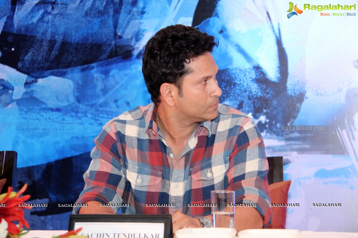 Sachin Tendulkar at Novo Nordisk Press Meet, Hyderabad