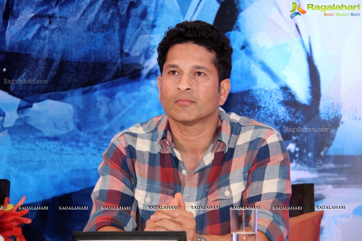 Sachin Tendulkar at Novo Nordisk Press Meet, Hyderabad