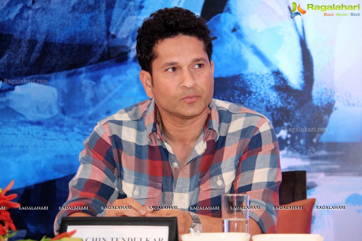 Sachin Tendulkar at Novo Nordisk Press Meet, Hyderabad