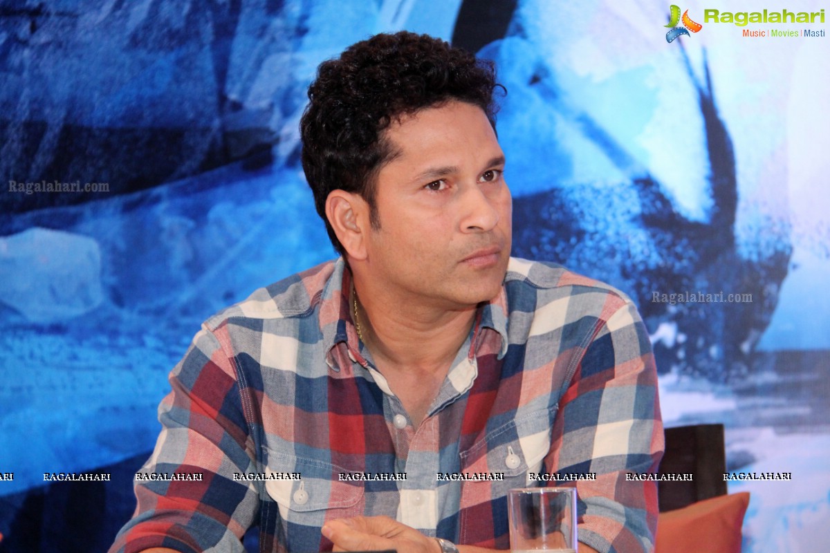 Sachin Tendulkar at Novo Nordisk Press Meet, Hyderabad