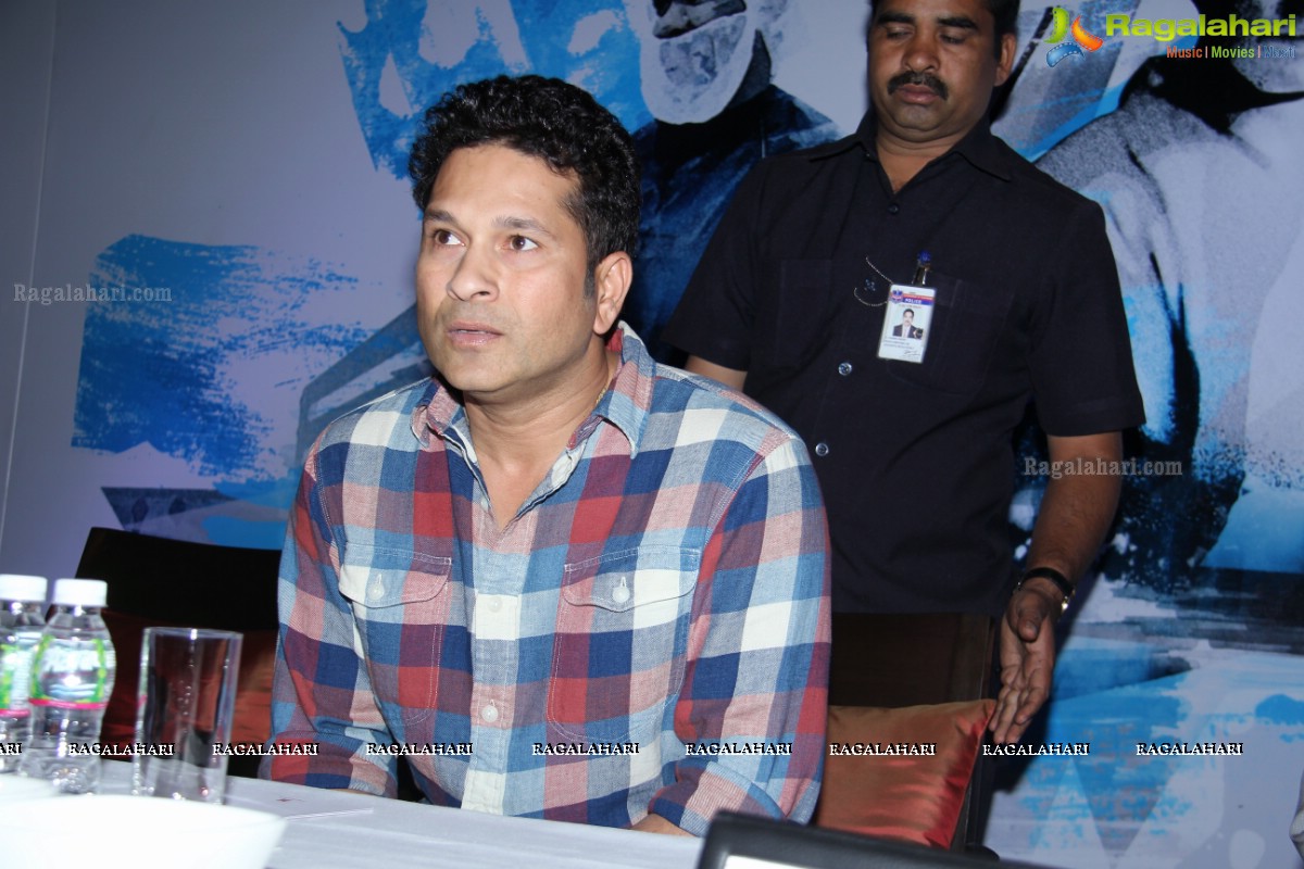 Sachin Tendulkar at Novo Nordisk Press Meet, Hyderabad