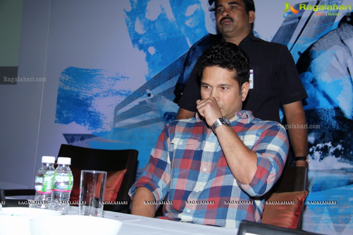 Sachin Tendulkar at Novo Nordisk Press Meet, Hyderabad