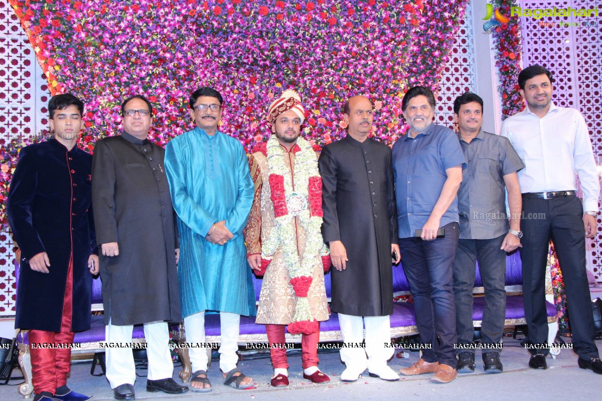 Grand Wedding of Khalid Shareef's Son Saif Khalid Shareef at S S Convention, Hyderabad