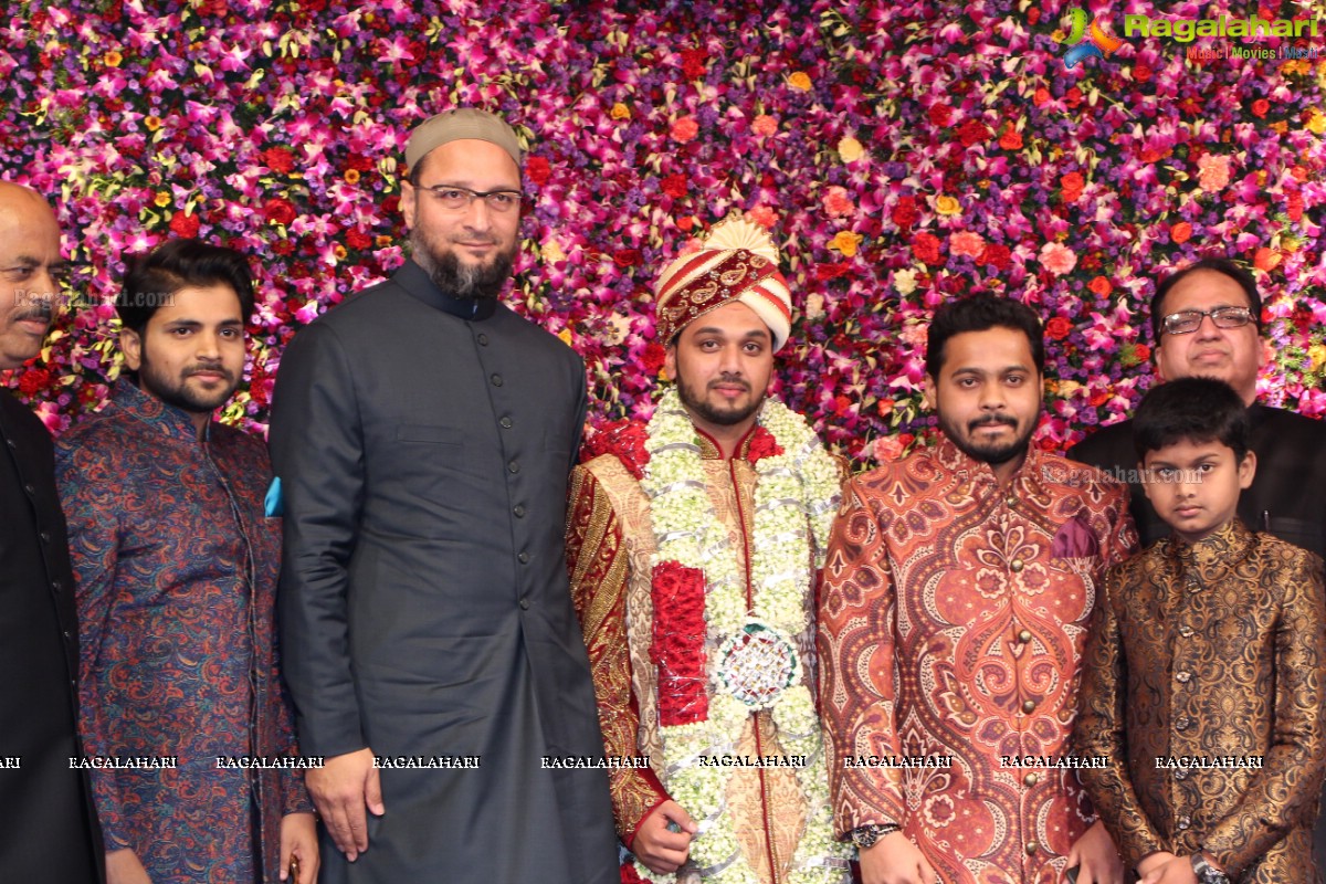 Grand Wedding of Khalid Shareef's Son Saif Khalid Shareef at S S Convention, Hyderabad