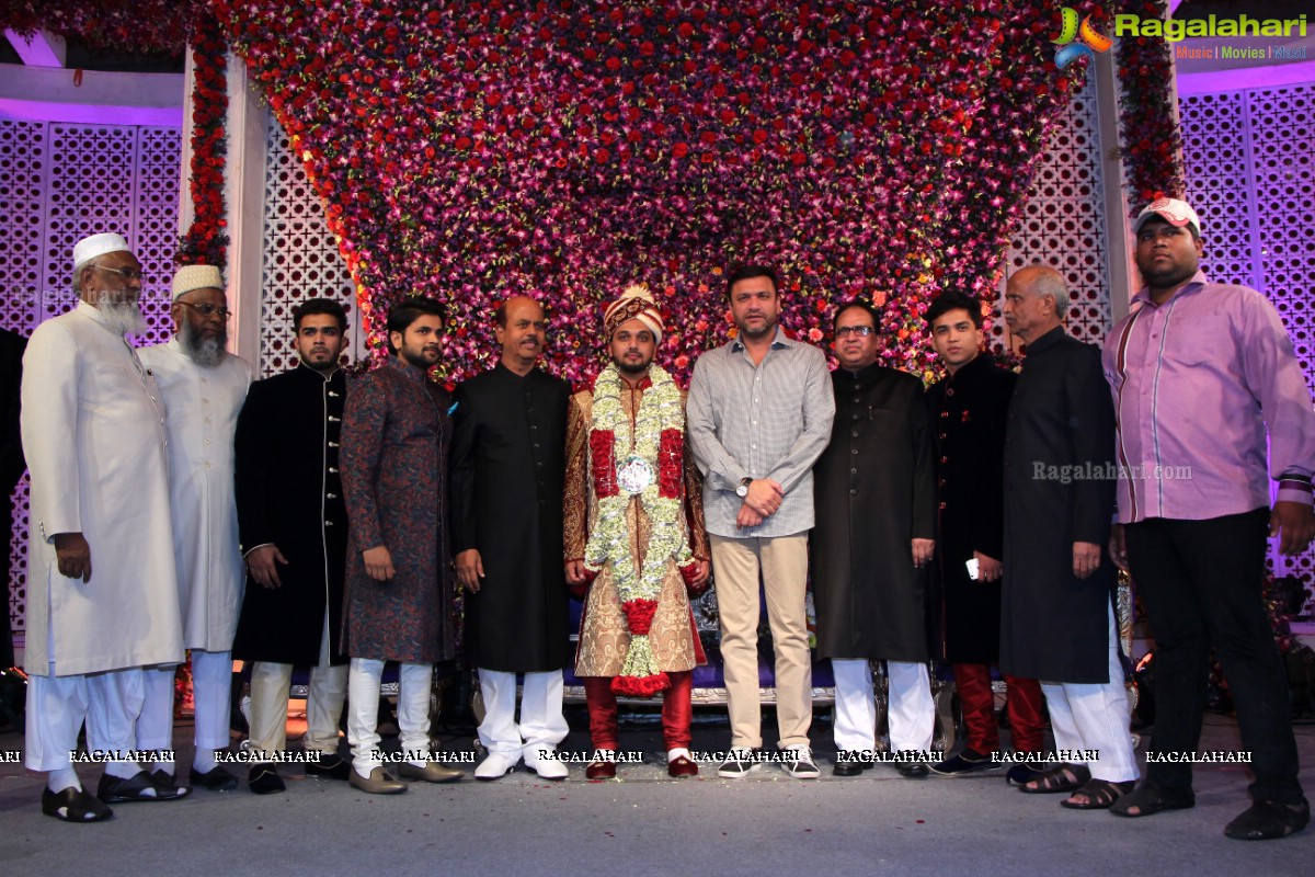 Grand Wedding of Khalid Shareef's Son Saif Khalid Shareef at S S Convention, Hyderabad