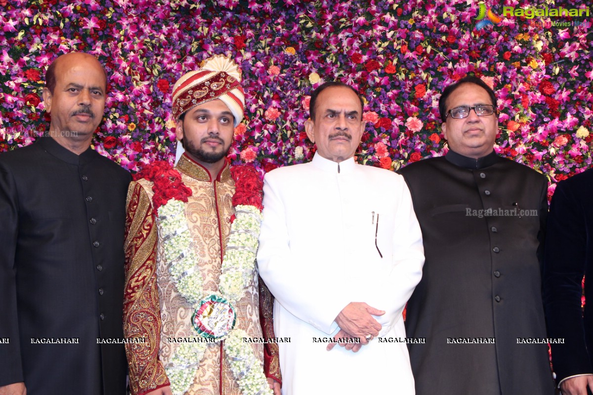 Grand Wedding of Khalid Shareef's Son Saif Khalid Shareef at S S Convention, Hyderabad