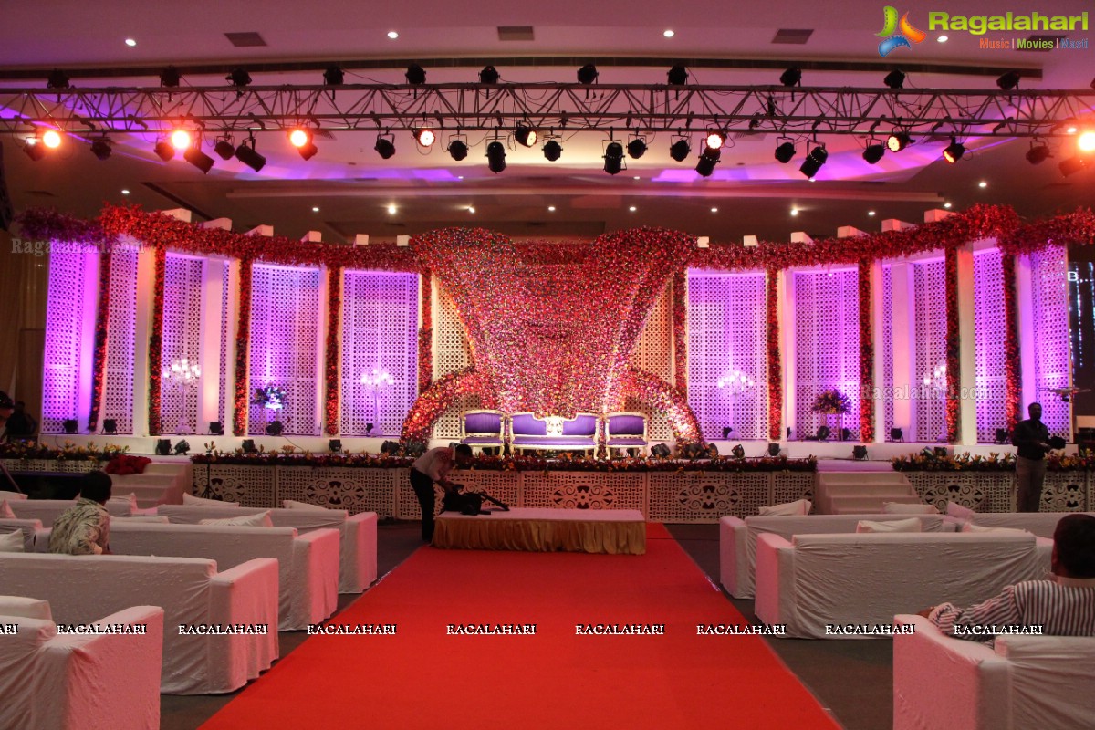 Grand Wedding of Khalid Shareef's Son Saif Khalid Shareef at S S Convention, Hyderabad