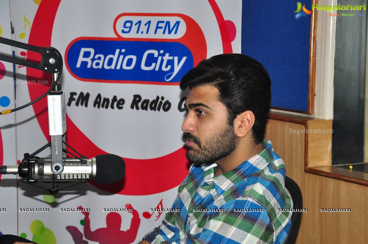 Sharwanand at 91.1 FM Radio City