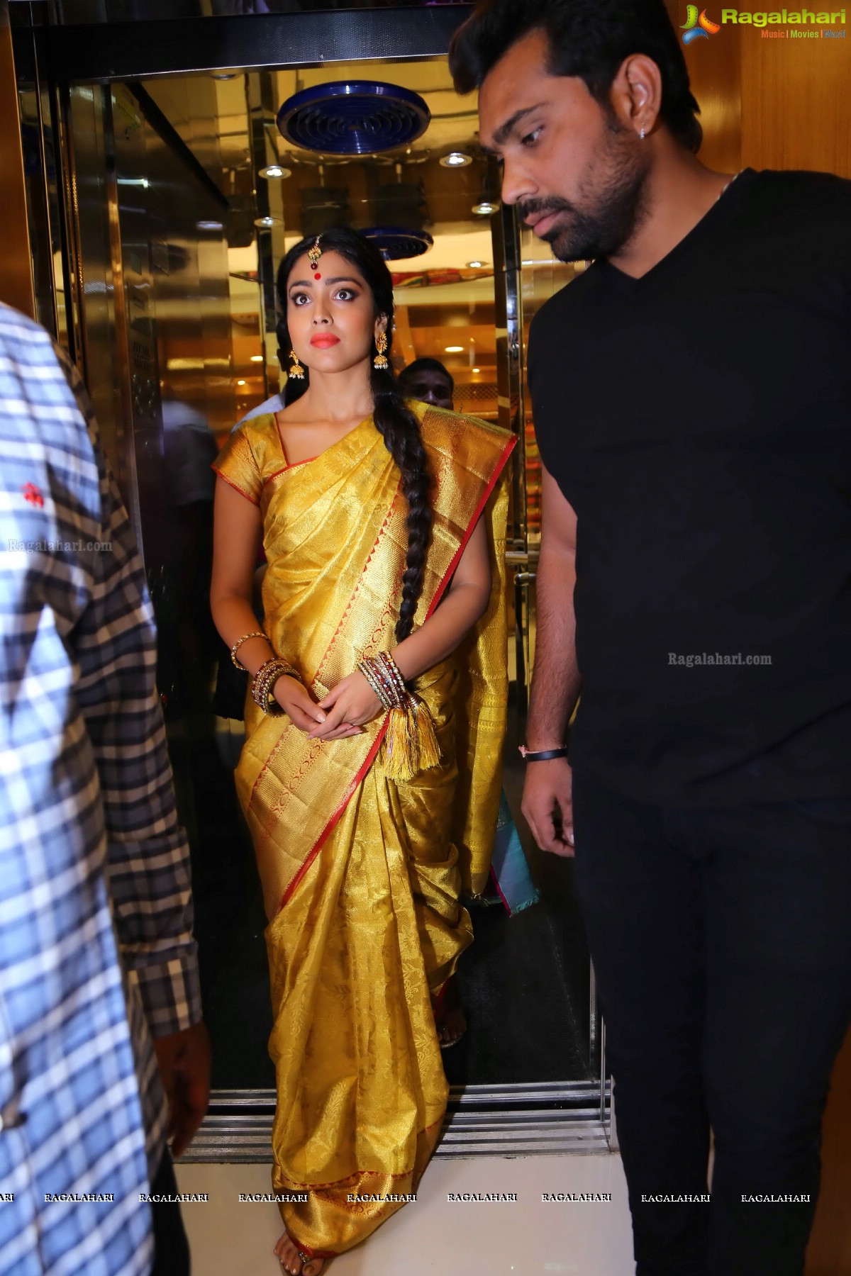 Shriya launches VRK Silks at Warangal