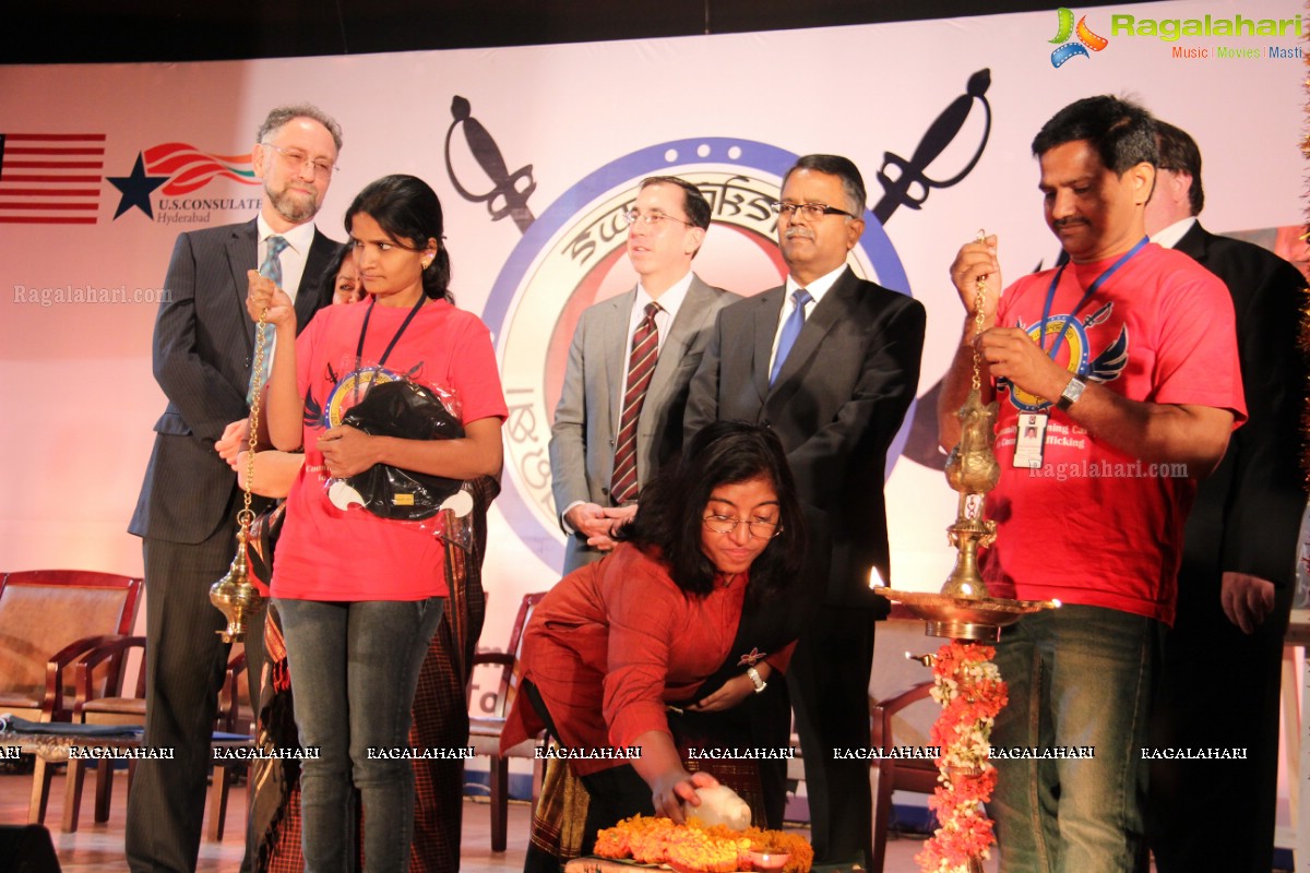 Swaraksha Awareness Campain Launch by The U.S. Consulate General Hyderabad