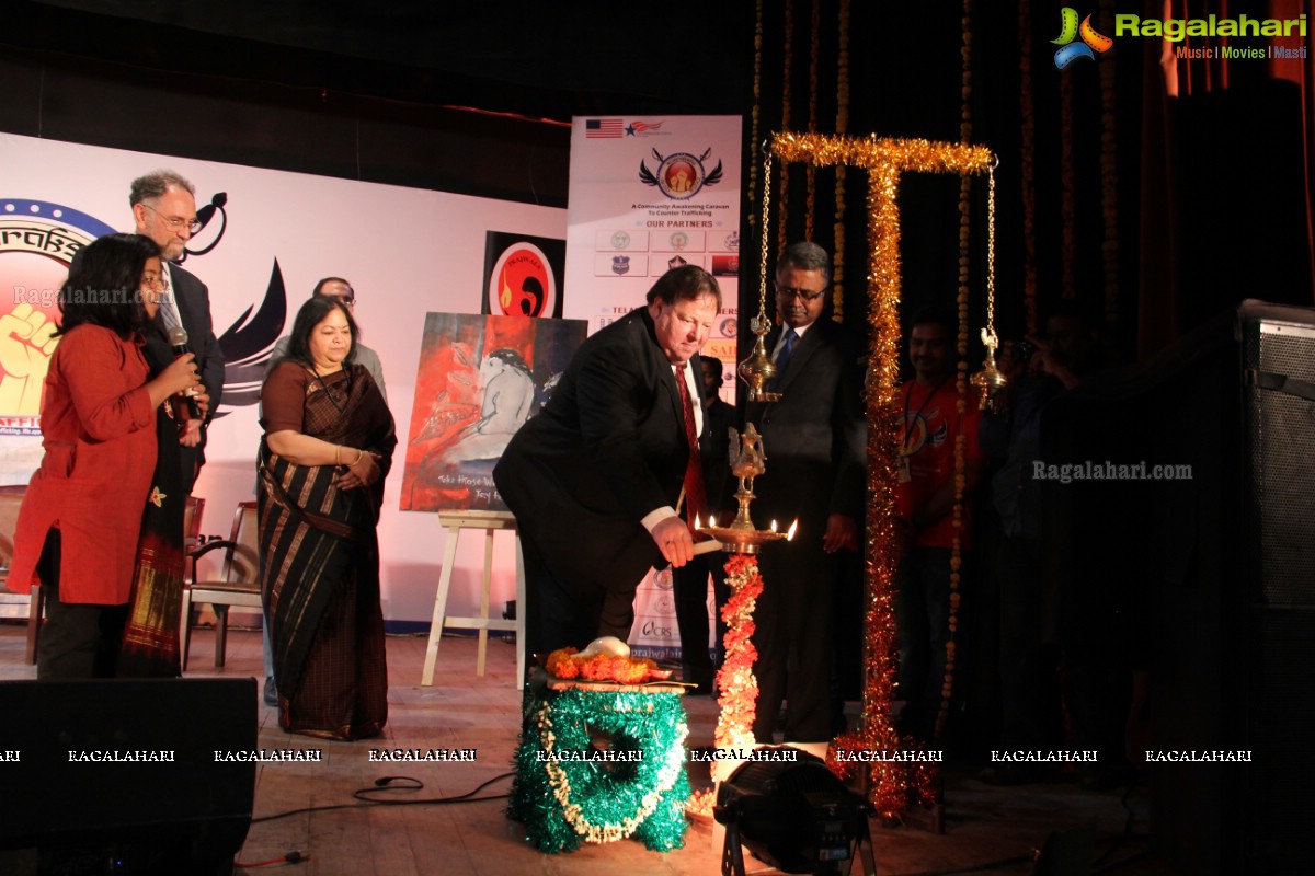 Swaraksha Awareness Campain Launch by The U.S. Consulate General Hyderabad