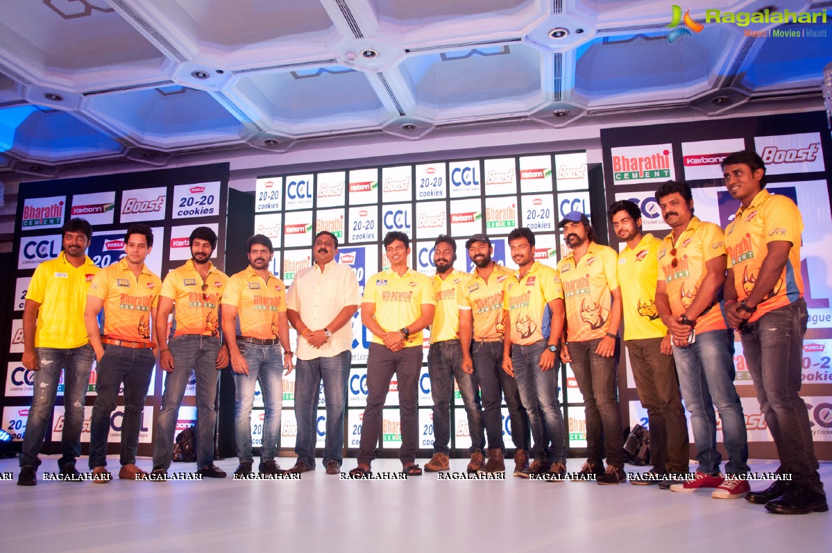 CCL 6 Chennai Press Meet with Telugu Warriors