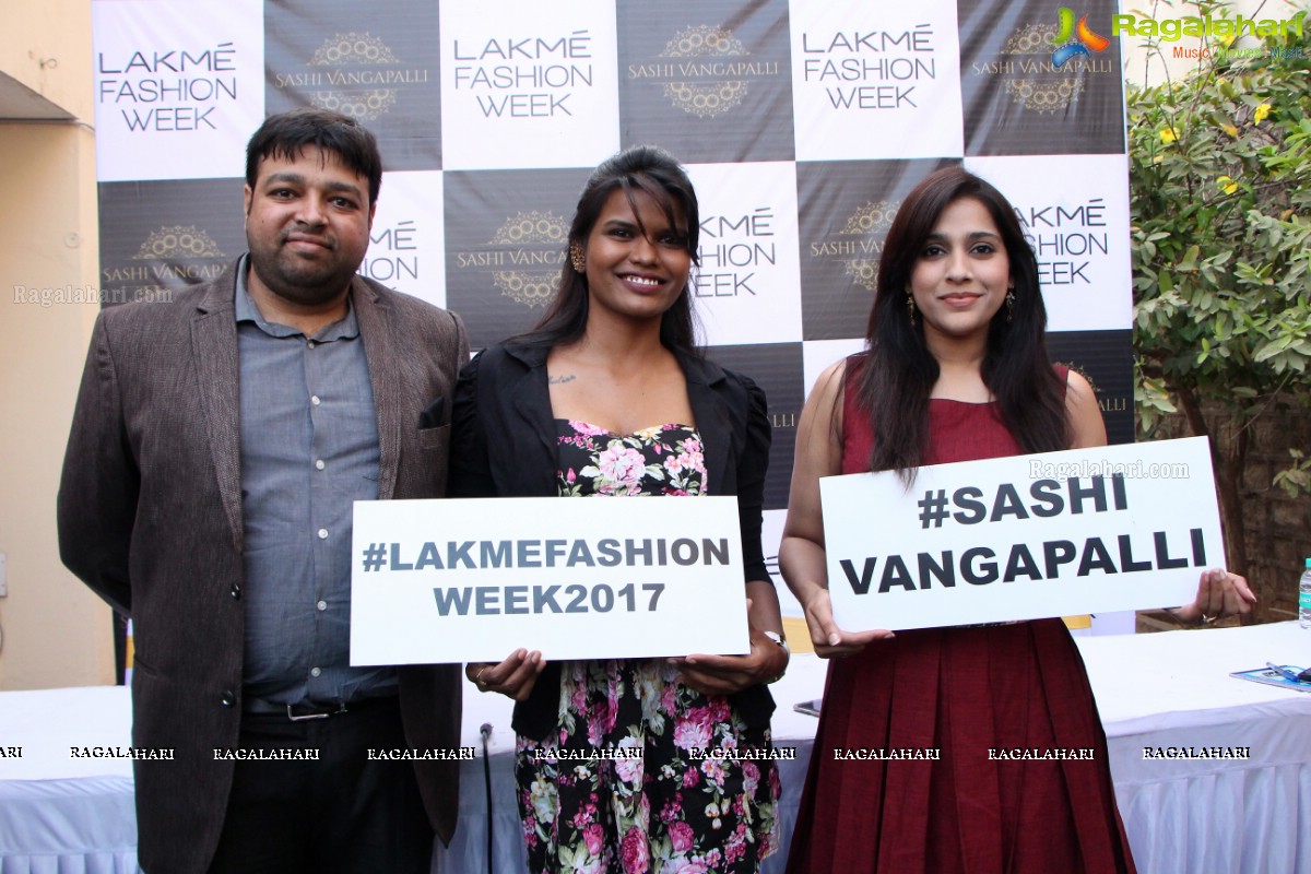 Lakme Fashion Week 2017 Press Meet at Mugdha Art Studio, Banjara Hills, Hyderabad