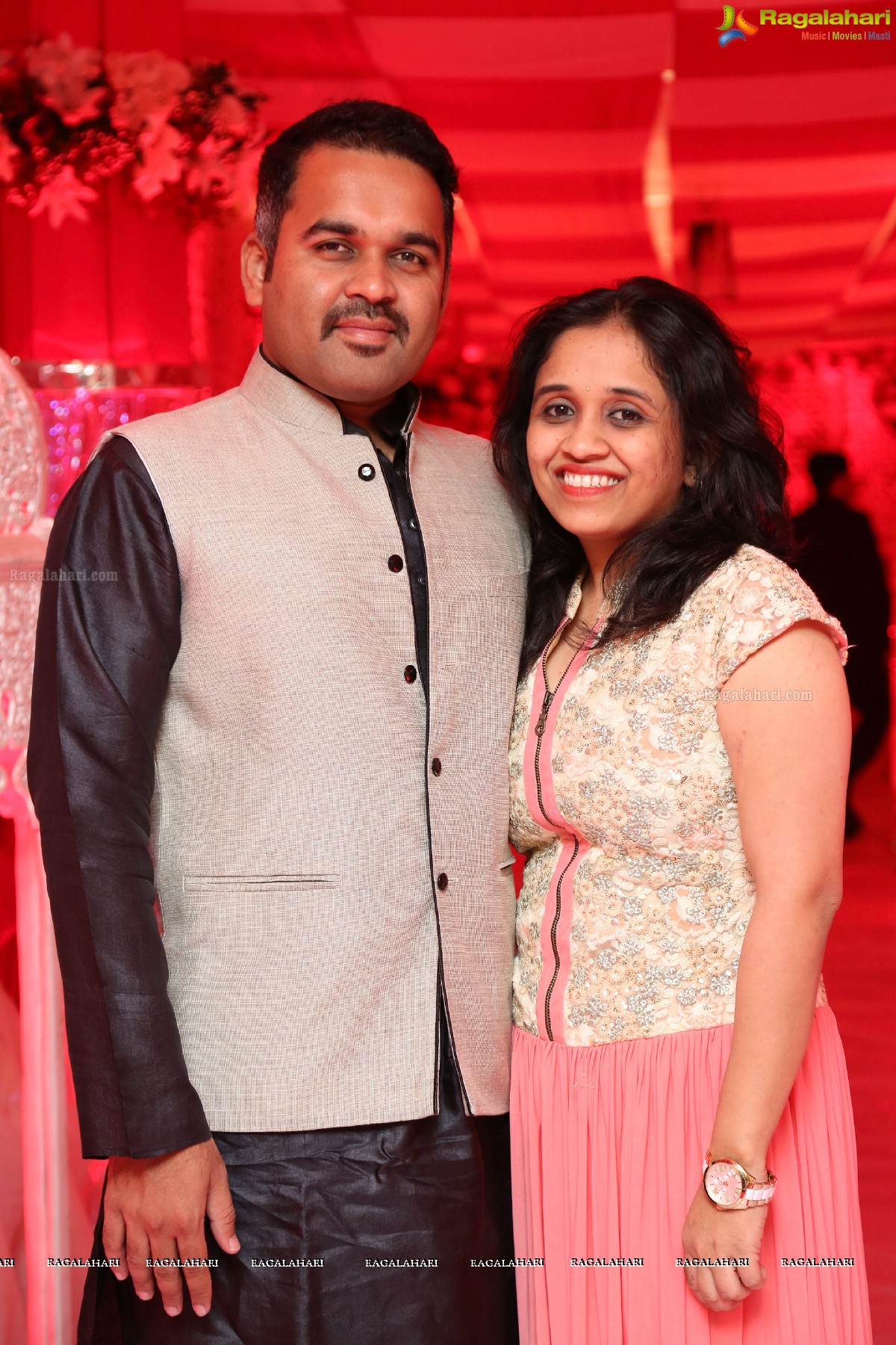 Ankush and Cindy Grand Wedding Reception Cermony at ITC Kakatiya