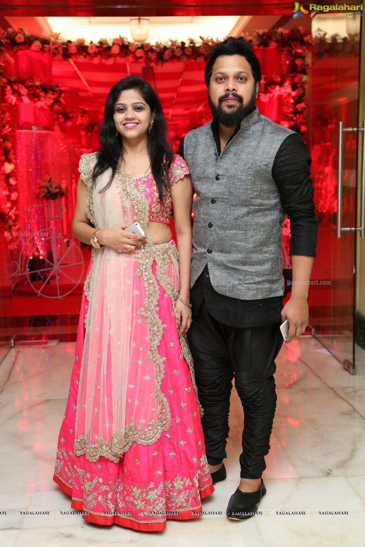 Ankush and Cindy Grand Wedding Reception Cermony at ITC Kakatiya