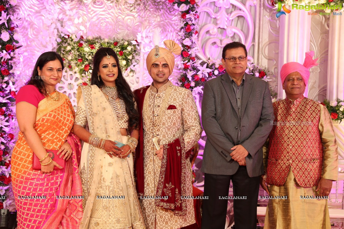 Ankush and Cindy Grand Wedding Reception Cermony at ITC Kakatiya