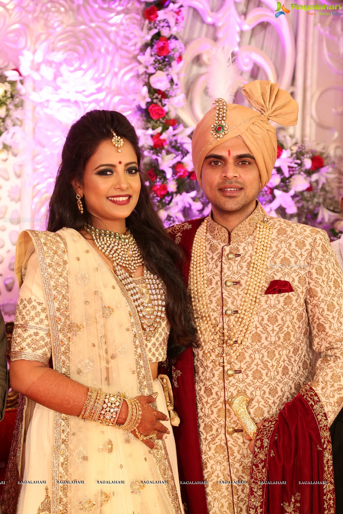 Ankush and Cindy Grand Wedding Reception Cermony at ITC Kakatiya