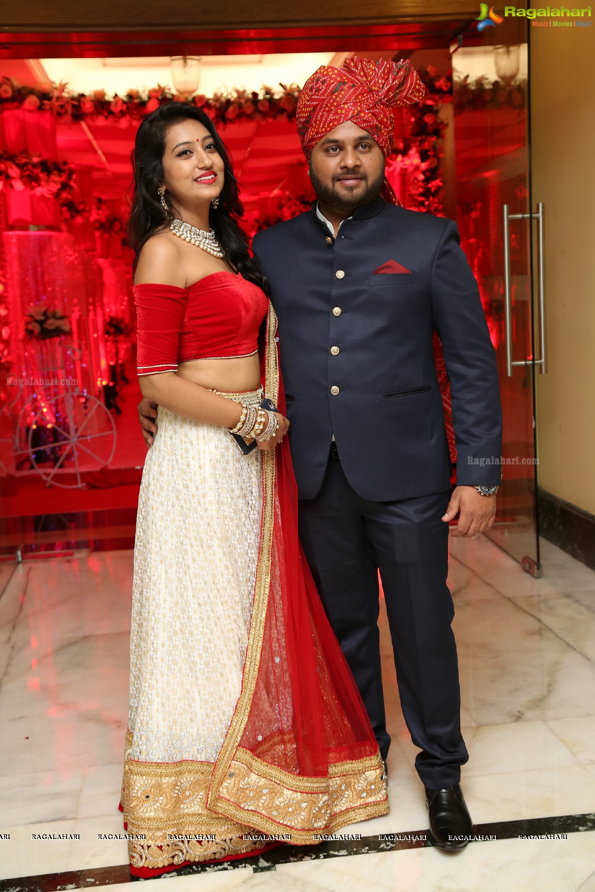 Ankush and Cindy Grand Wedding Reception Cermony at ITC Kakatiya