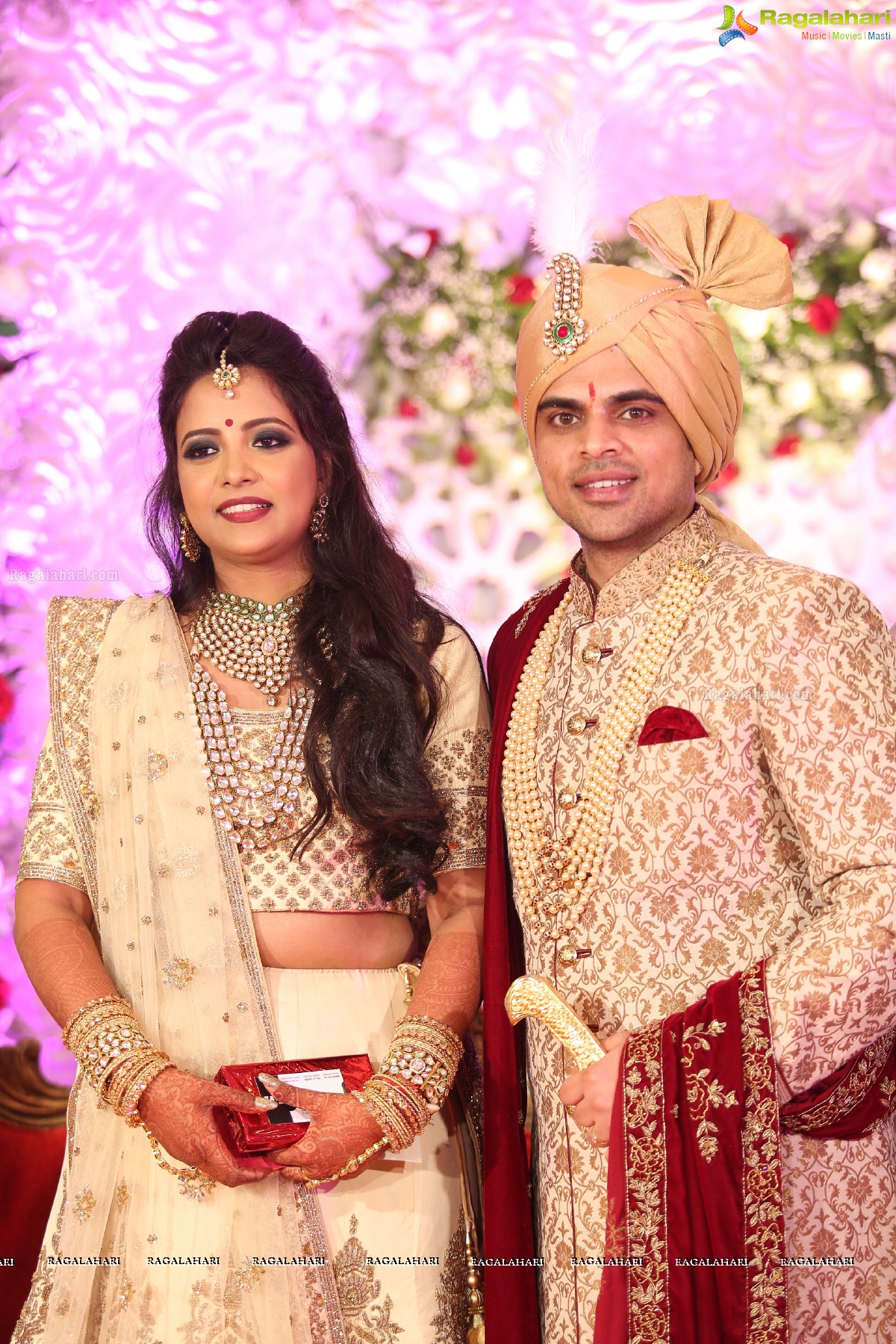 Ankush and Cindy Grand Wedding Reception Cermony at ITC Kakatiya