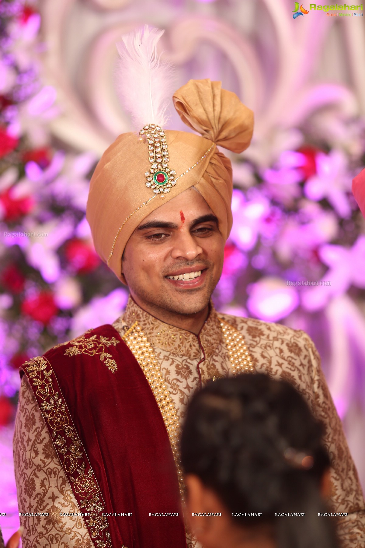 Ankush and Cindy Grand Wedding Reception Cermony at ITC Kakatiya