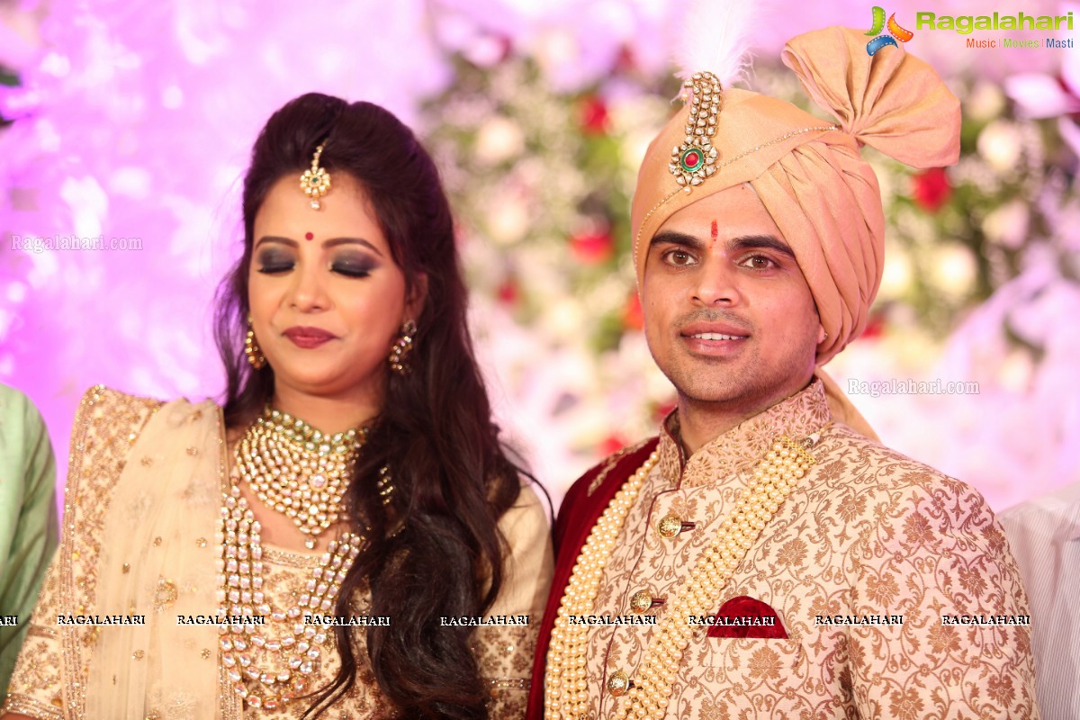 Ankush and Cindy Grand Wedding Reception Cermony at ITC Kakatiya