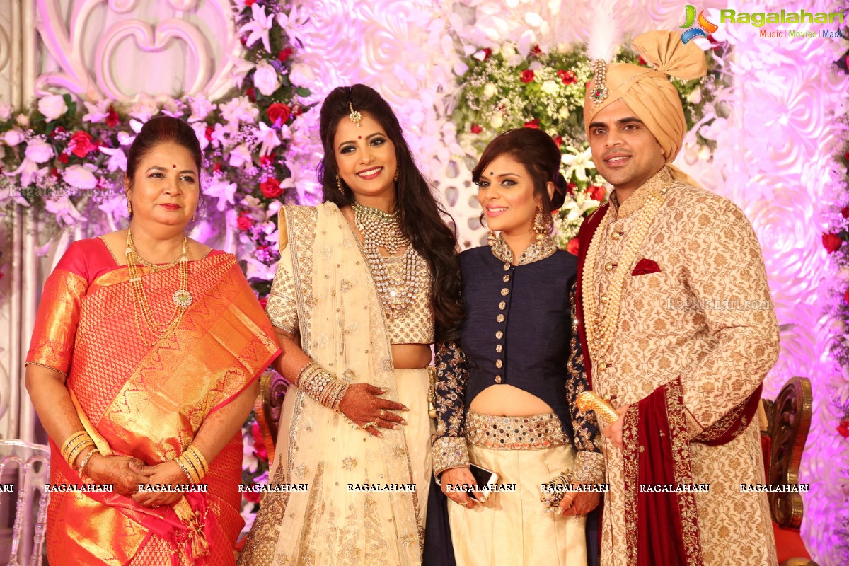 Ankush and Cindy Grand Wedding Reception Cermony at ITC Kakatiya