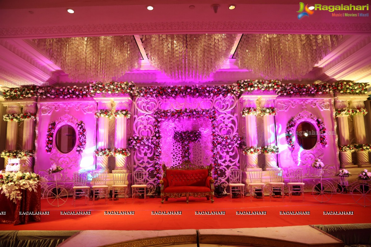 Ankush and Cindy Grand Wedding Reception Cermony at ITC Kakatiya