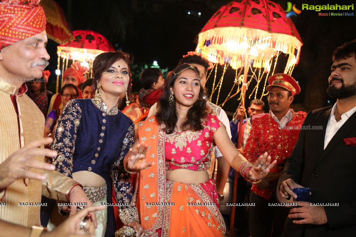 Ankush and Cindy Grand Wedding Reception Cermony at ITC Kakatiya