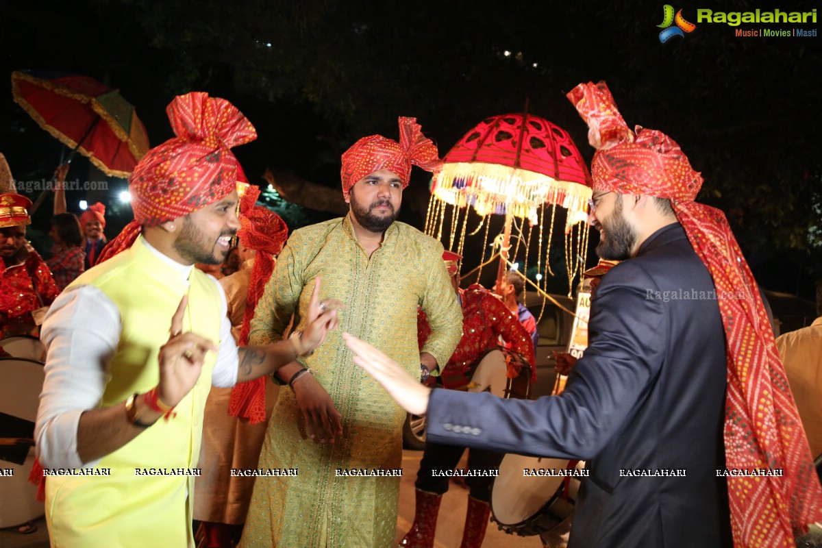 Ankush and Cindy Grand Wedding Reception Cermony at ITC Kakatiya