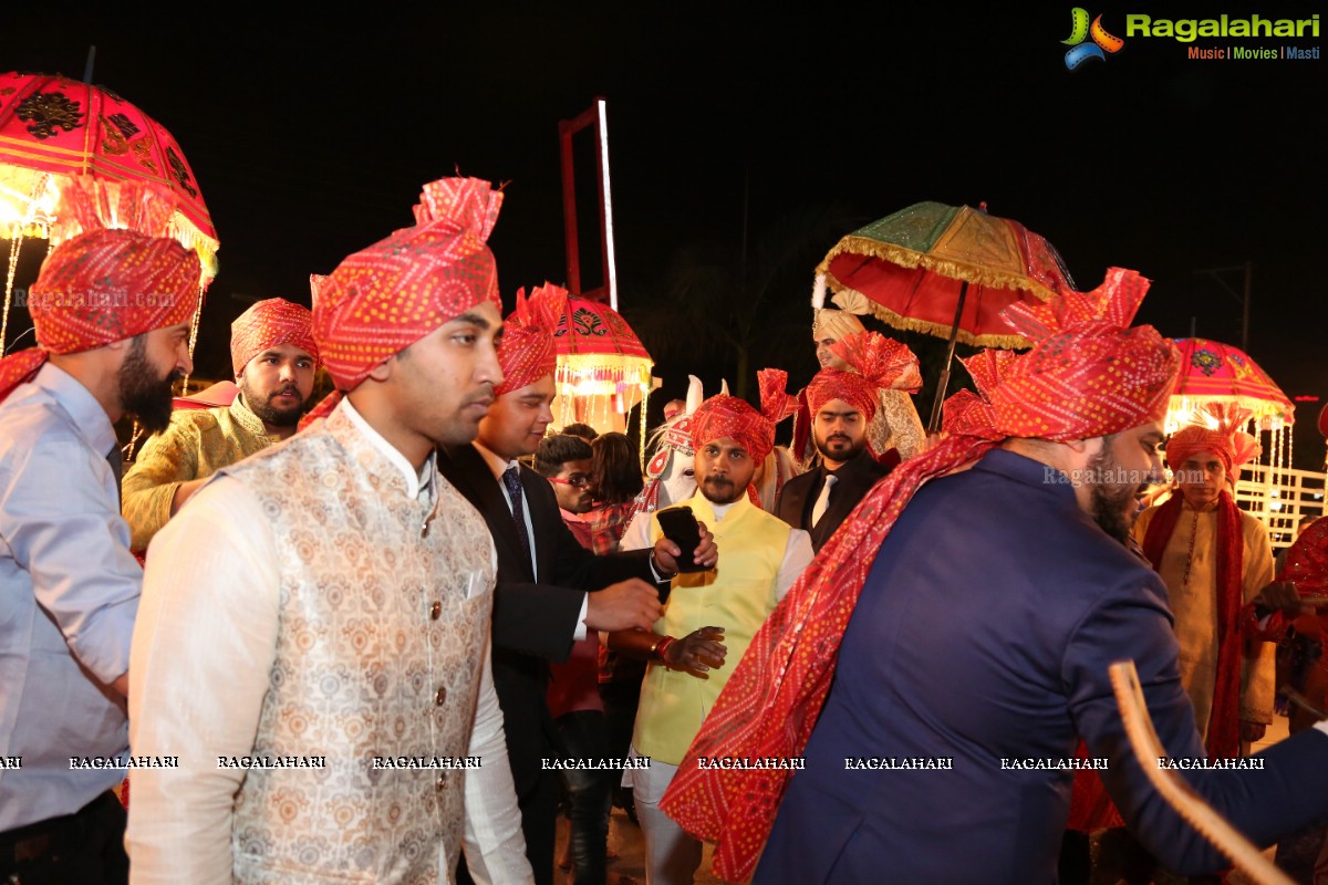 Ankush and Cindy Grand Wedding Reception Cermony at ITC Kakatiya